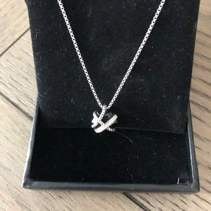 David Yurman Cable Wrap Necklace with Diamonds